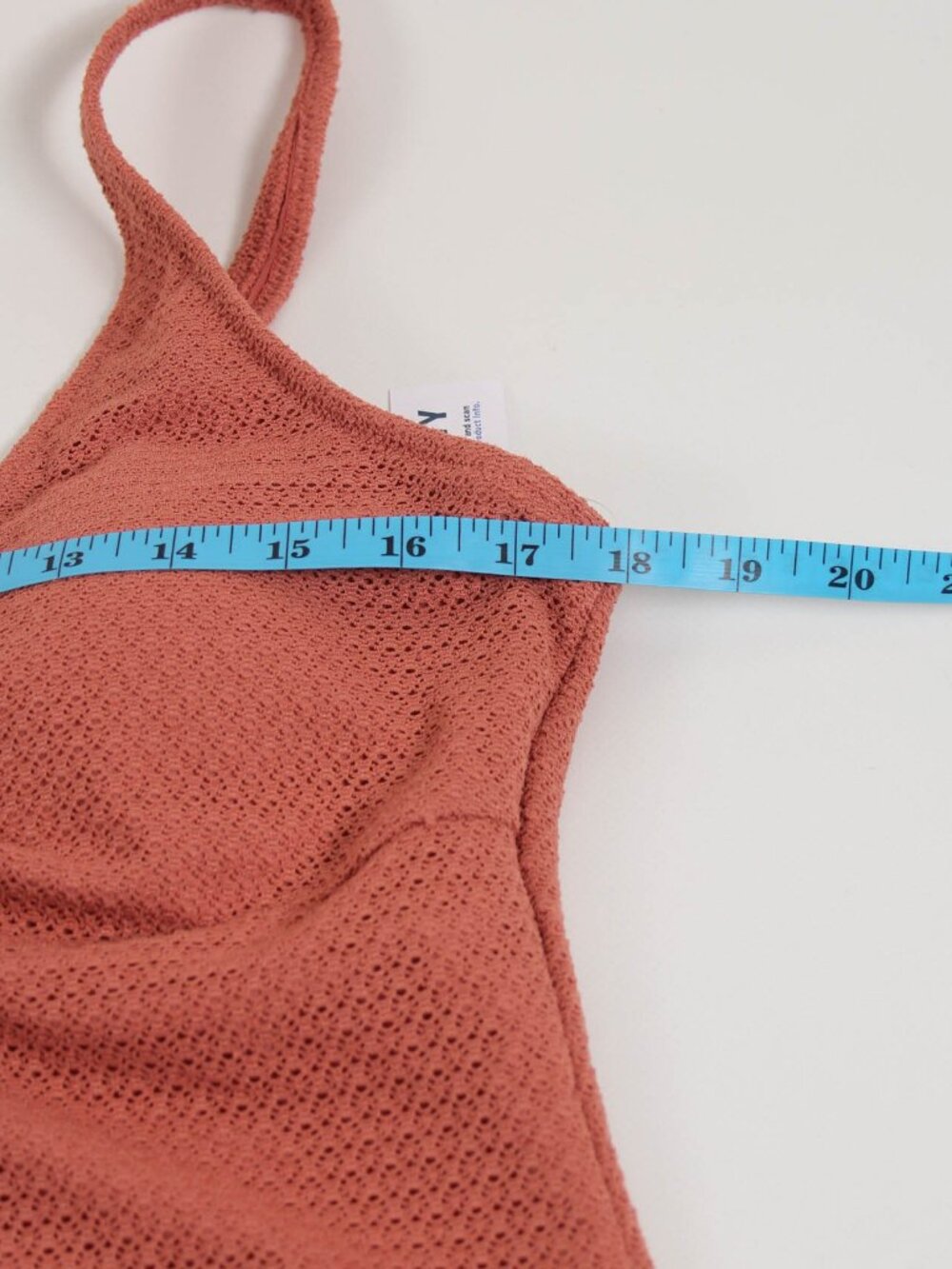 NWT Old Navy Textured One Piece Swimsuit XL Mauve Pink - Picture 8 of 9